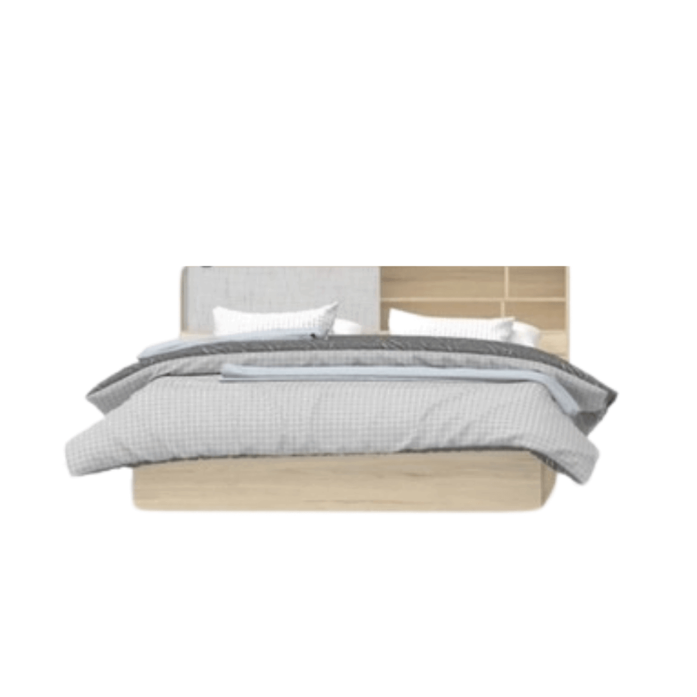 ชุดห้องนอน + ที่นอน PVC 6 ฟุต WISDOM DESIGN FURNITURE รุ่น ODINEY สีโคโค่นัท_3